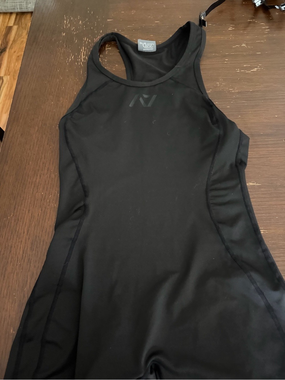 A7 Women's Black Racerback Performance singlet